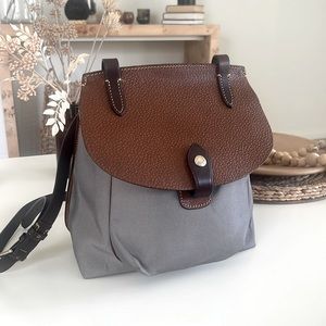 Dooney & Bourke Leather and Nylon Crossbody Bag.